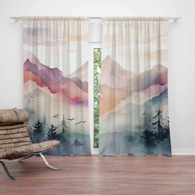 Baby Nursery Youtube - Mountain Forest Nursery Curtain Kids Bedroom