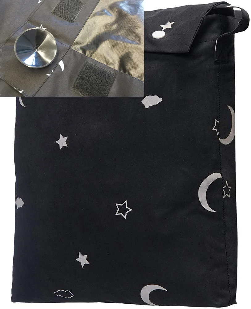Baby Nursery Light Shade - Custom-madePortable Window Blackout Curtain Shade with