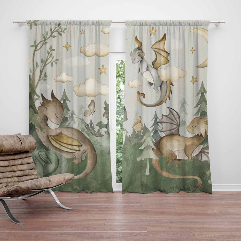 Baby Nursery Youtube - Little Dragon Nursery Curtains Animal Kids