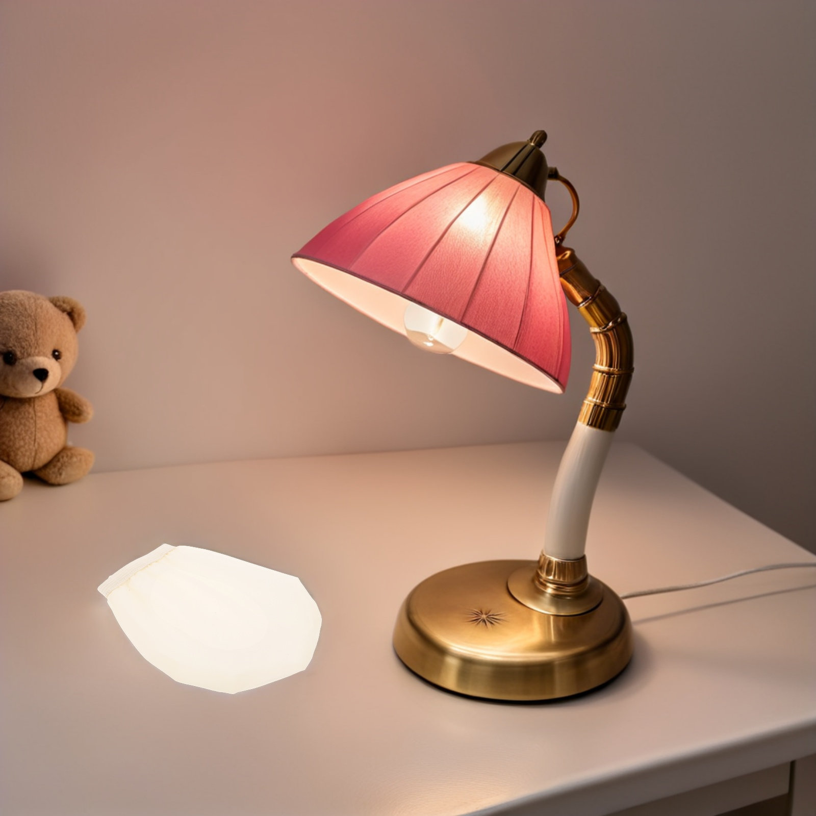 Baby Nursery Light Shade - 2Pcs Infant Lamp Shades Baby-Friendly Light