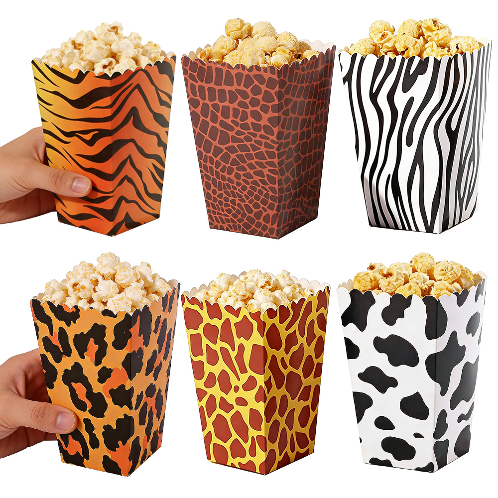 Baby Nursery Jungle Theme - 6-36pcs Jungle Animal Party Supplies Leopard