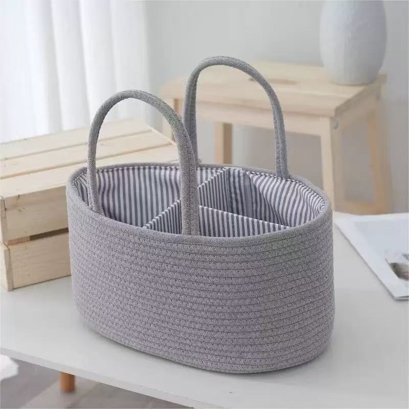 Portable Baby Diaper Storage B - Baby Nursery Basket recension och pris