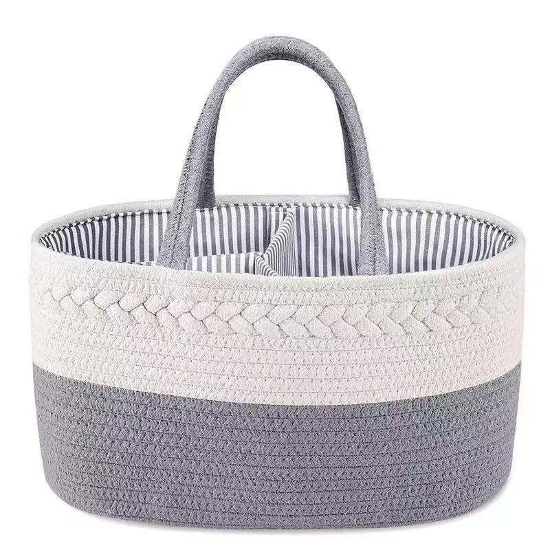 Portable Baby Diaper Storage B - Baby Nursery Basket recension och pris