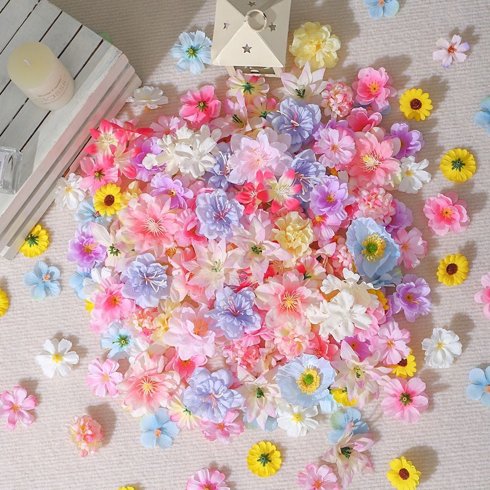 20/50Pcs Artificial Flowers Si - Baby Nursery Decor Ideas recension och pris