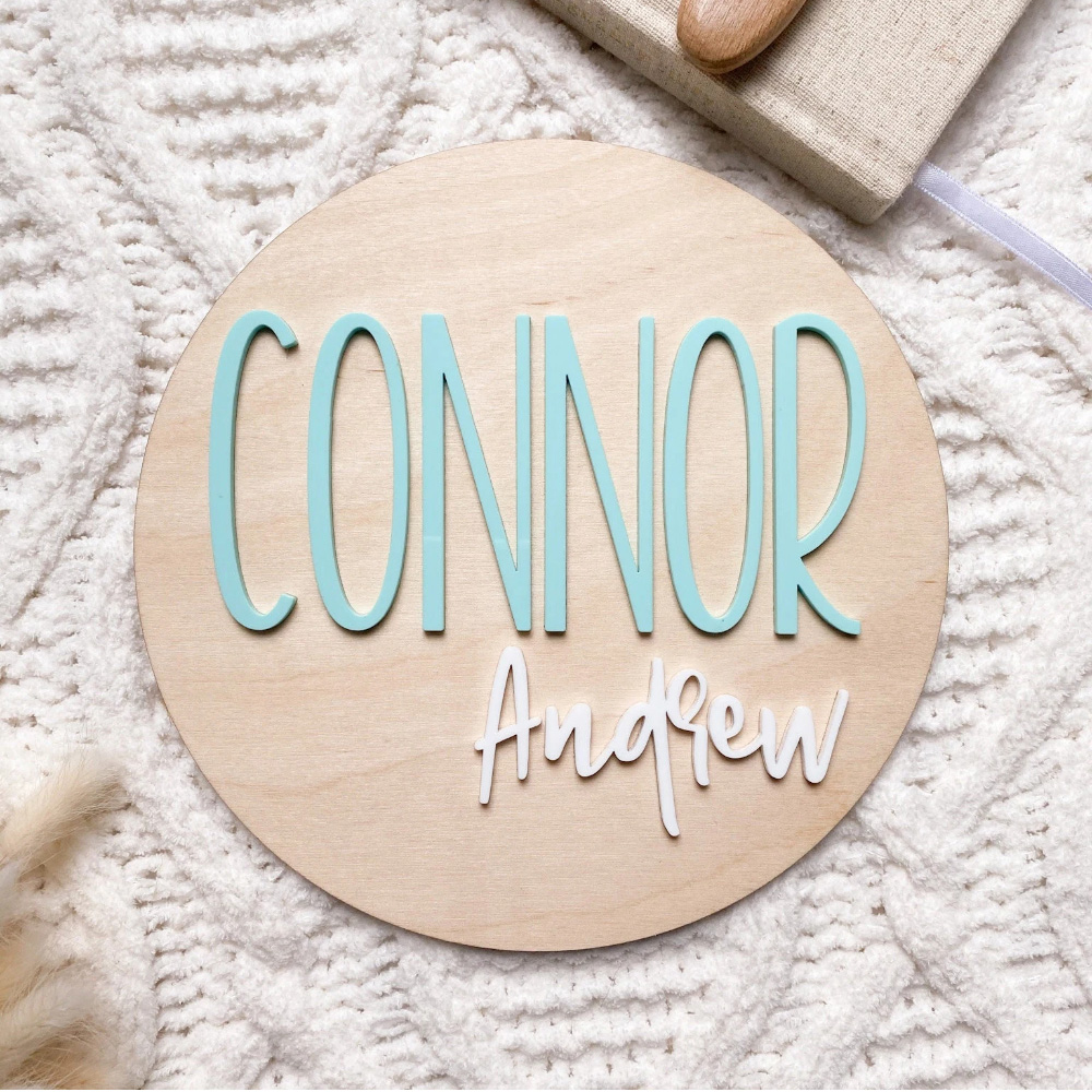 Personalised Birth Announcemen - Baby Nursery recension och pris
