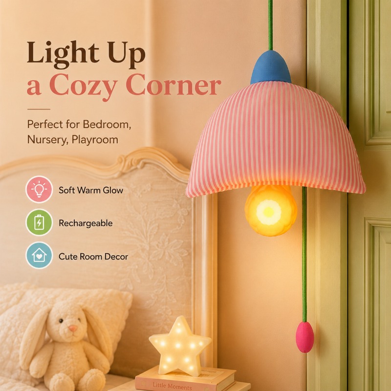 Rechargeable Hanging Night Lig - Baby Nursery Light Shade recension och pris
