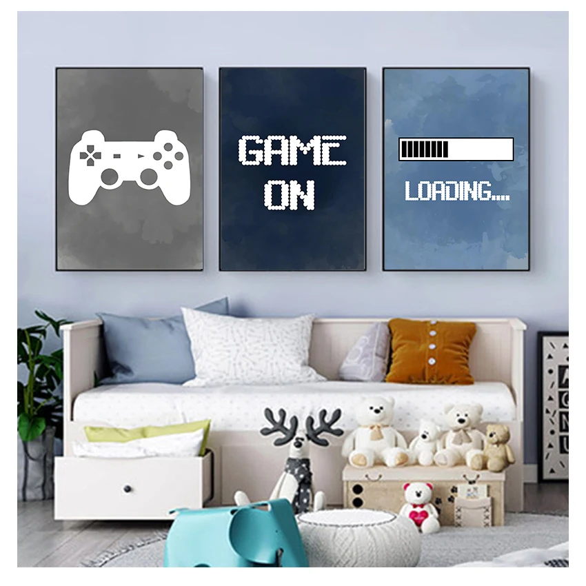 Nursery Boys Wall Decor , Gami - Baby Nursery Wall Art recension och pris