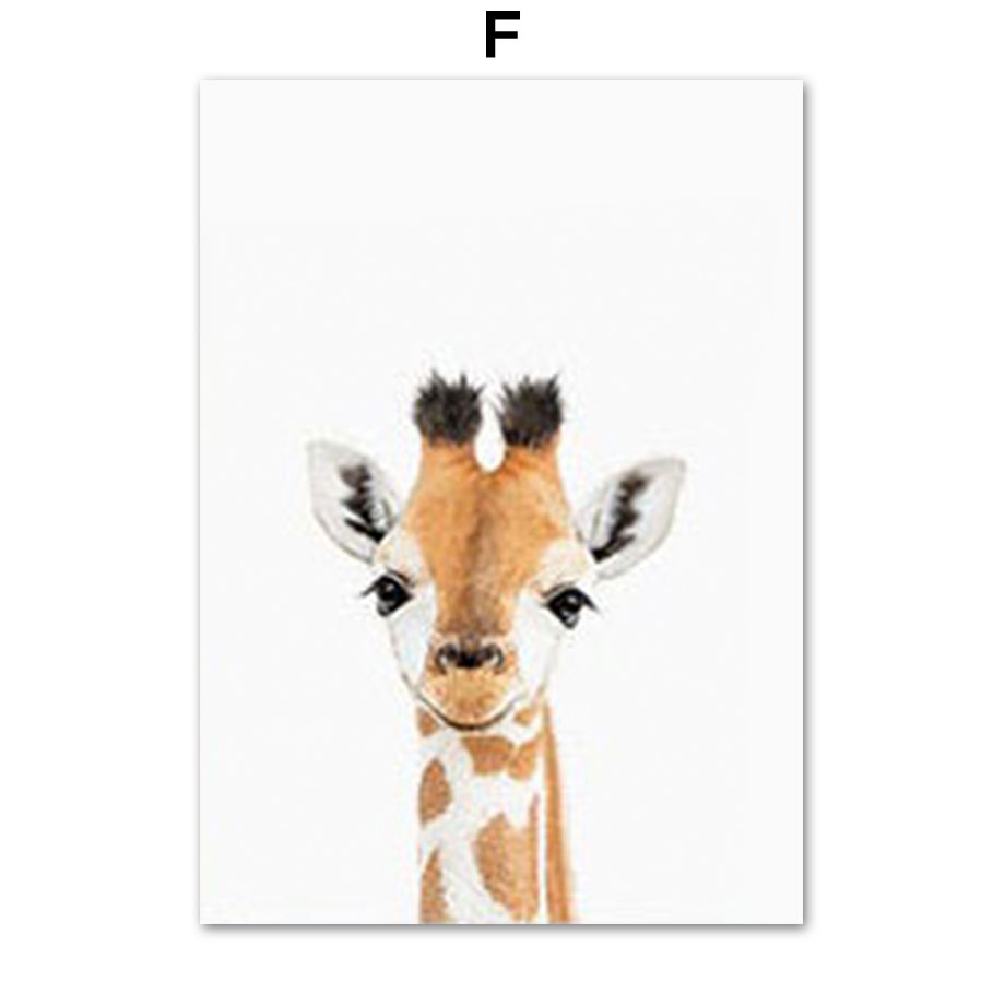 1pc frameless Canvas Painting  - Baby Zoo Nursery recension och pris