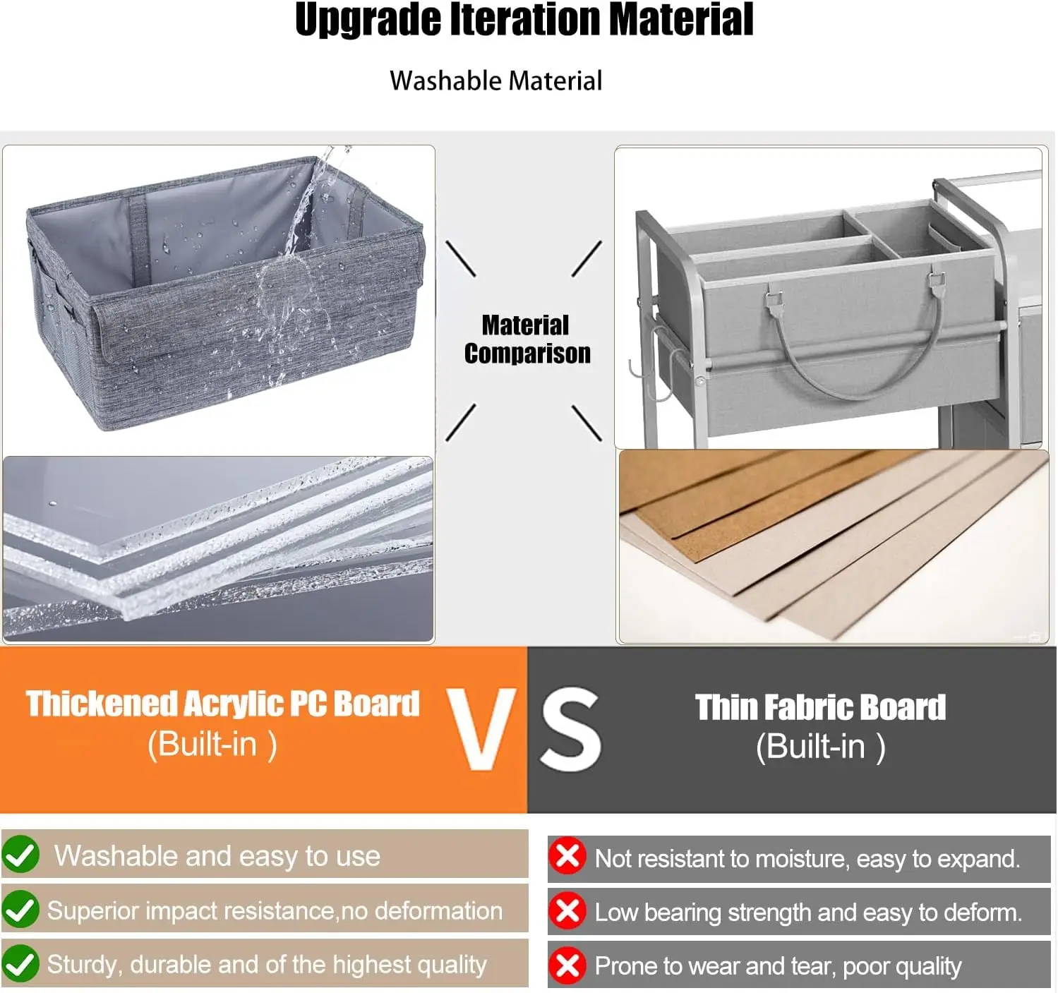 3 Tier Baby Diaper Caddy Organ - Baby Nursery Utility Cart recension och pris