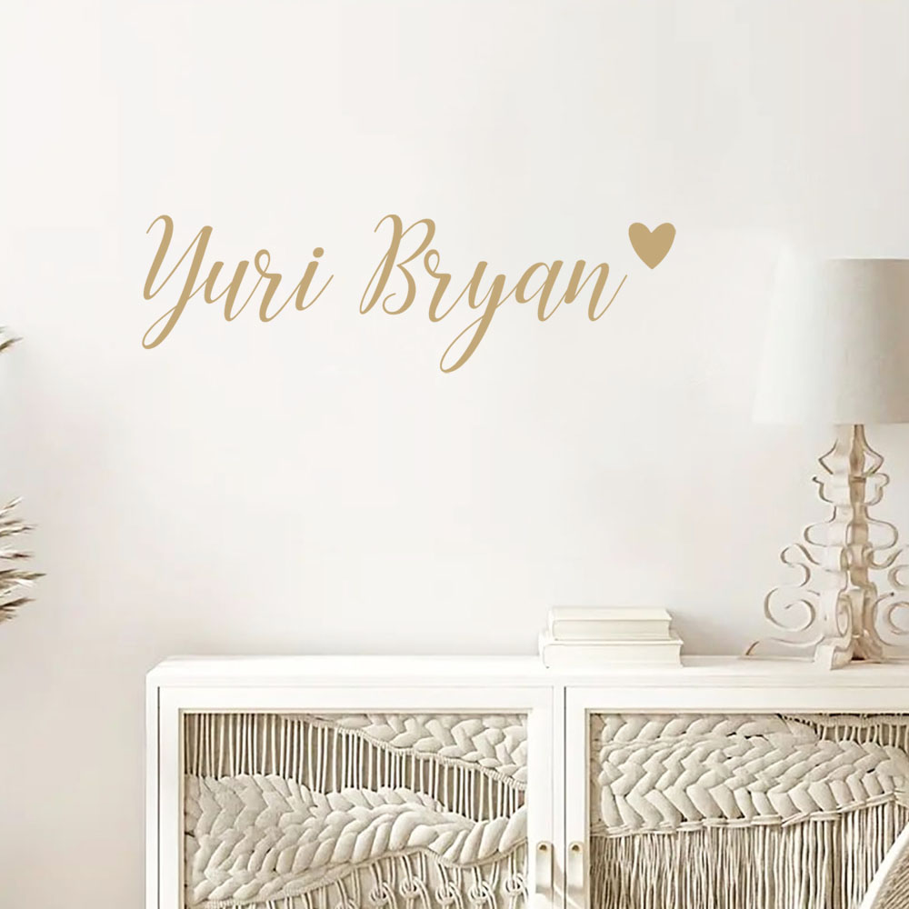 1pc Creative Customized Name L - Baby Name Wall Art recension och pris