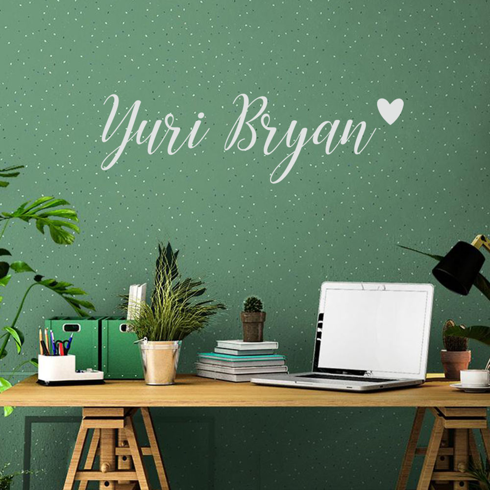 1pc Creative Customized Name L - Baby Name Wall Art recension och pris