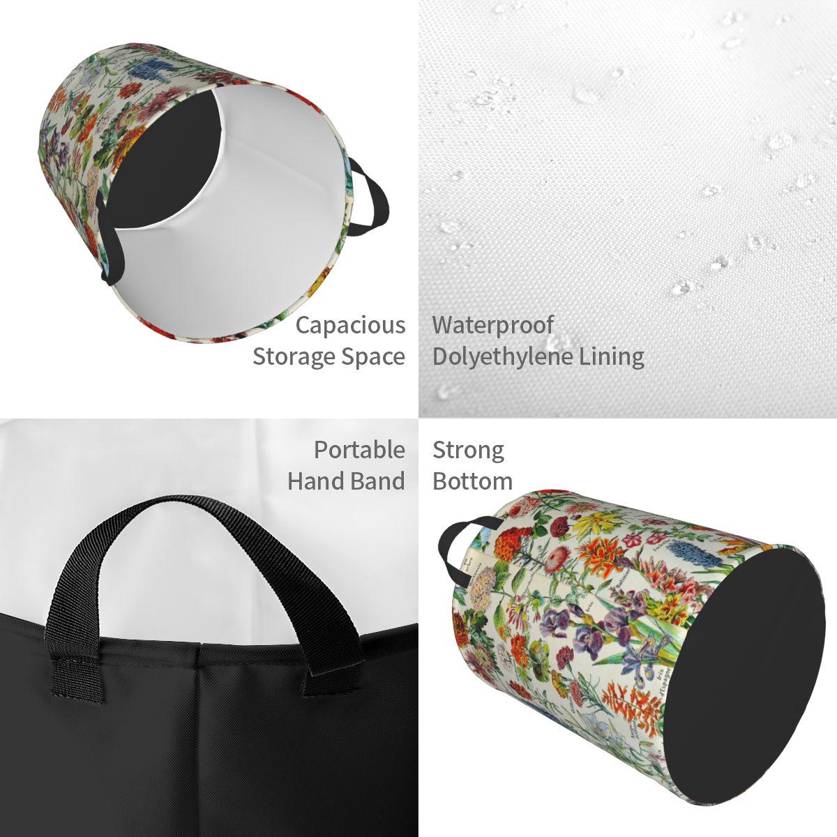Custom Adolphe Millot HD Fleur - Baby Nursery Laundry Hamper recension och pris