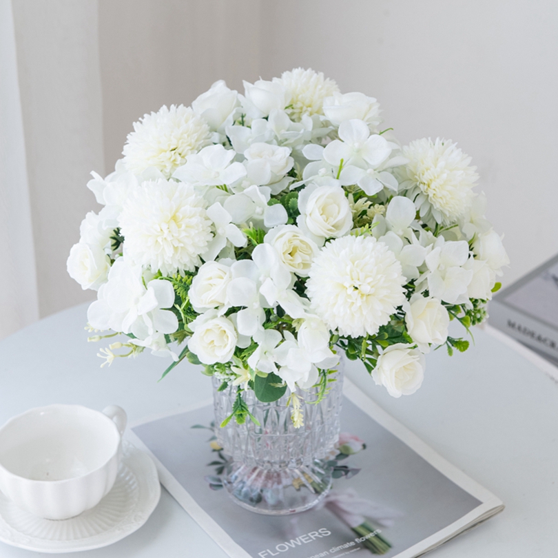 Artificial Silk Rose Flower Bo - Baby Nursery Decor Ideas recension och pris