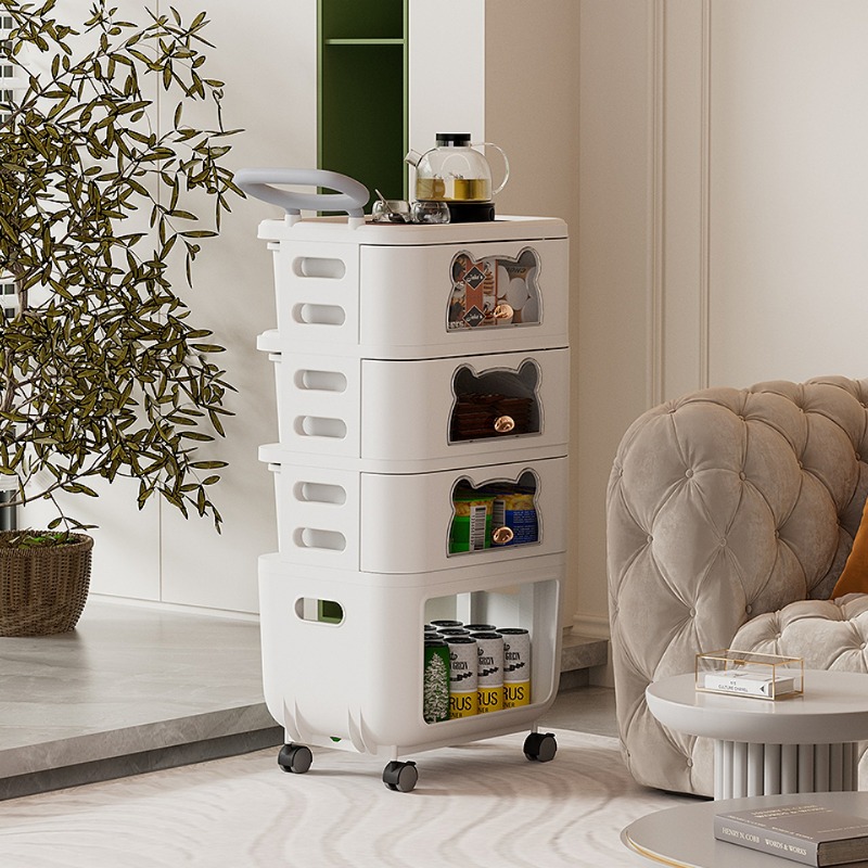 Multi-Purpose Living Room Stor - Baby Nursery Utility Cart recension och pris
