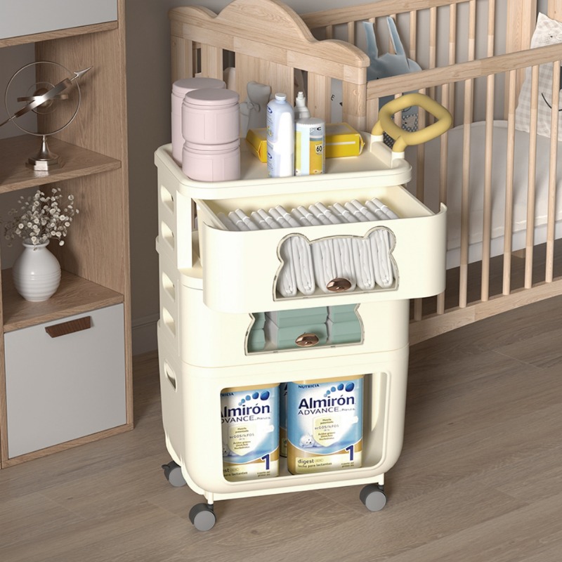Multi-Purpose Living Room Stor - Baby Nursery Utility Cart recension och pris