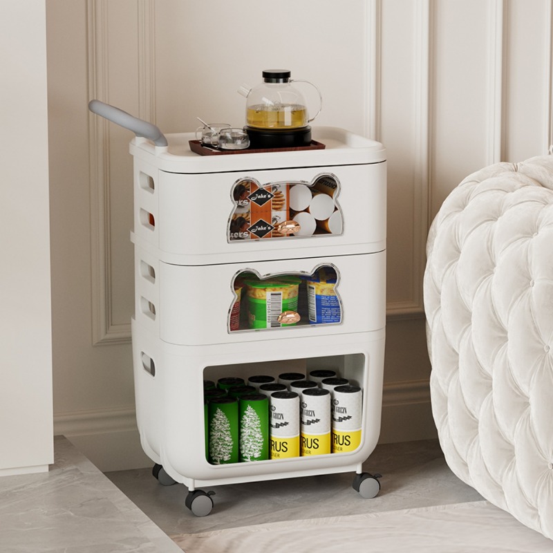 Multi-Purpose Living Room Stor - Baby Nursery Utility Cart recension och pris