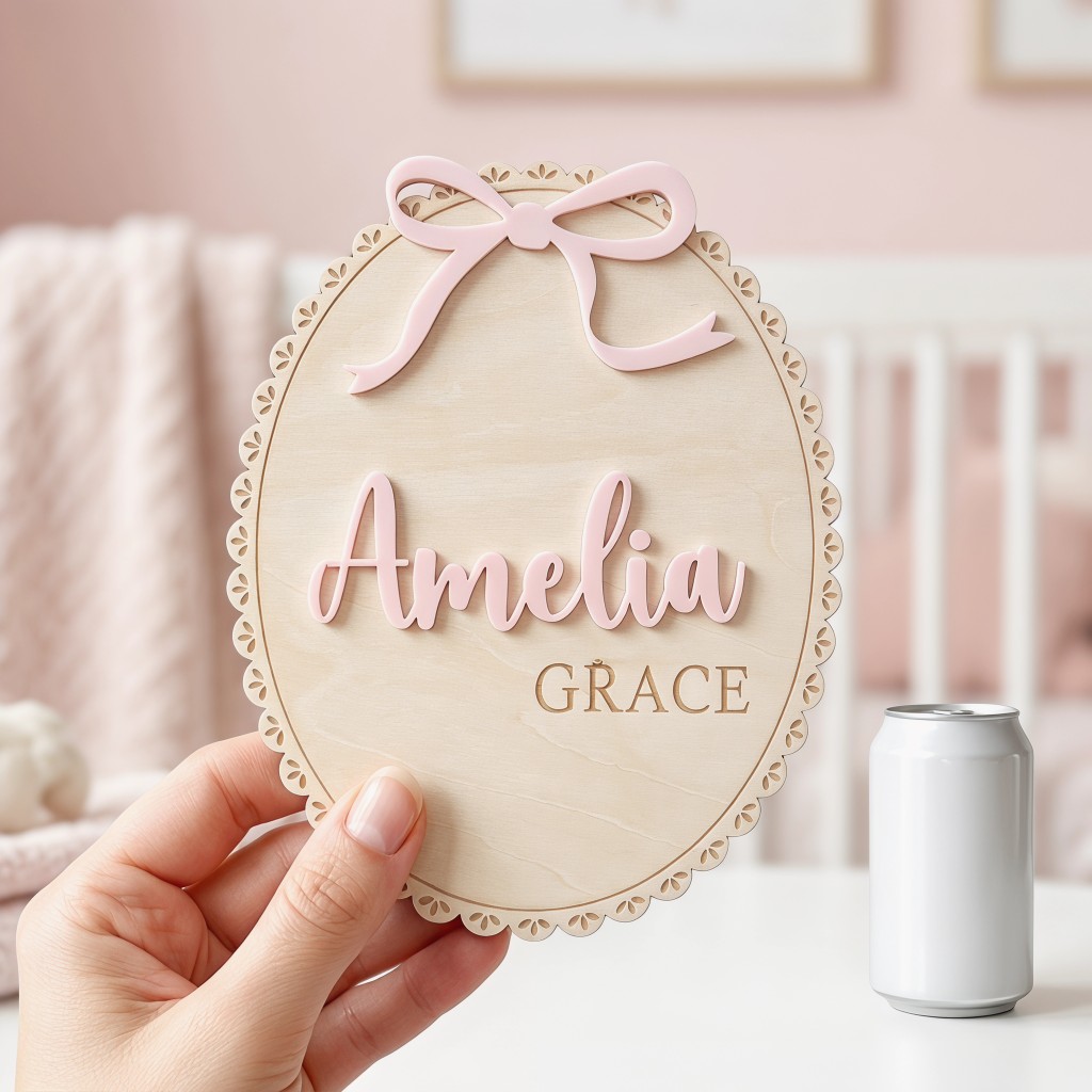 1Pc Custom Bow Lace Edge Baby  - Baby Nursery recension och pris