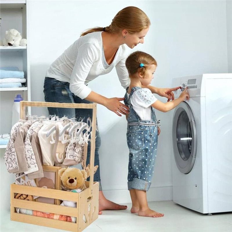 ABFU-Wooden Baby Shower Gift B - Baby Nursery Basket recension och pris