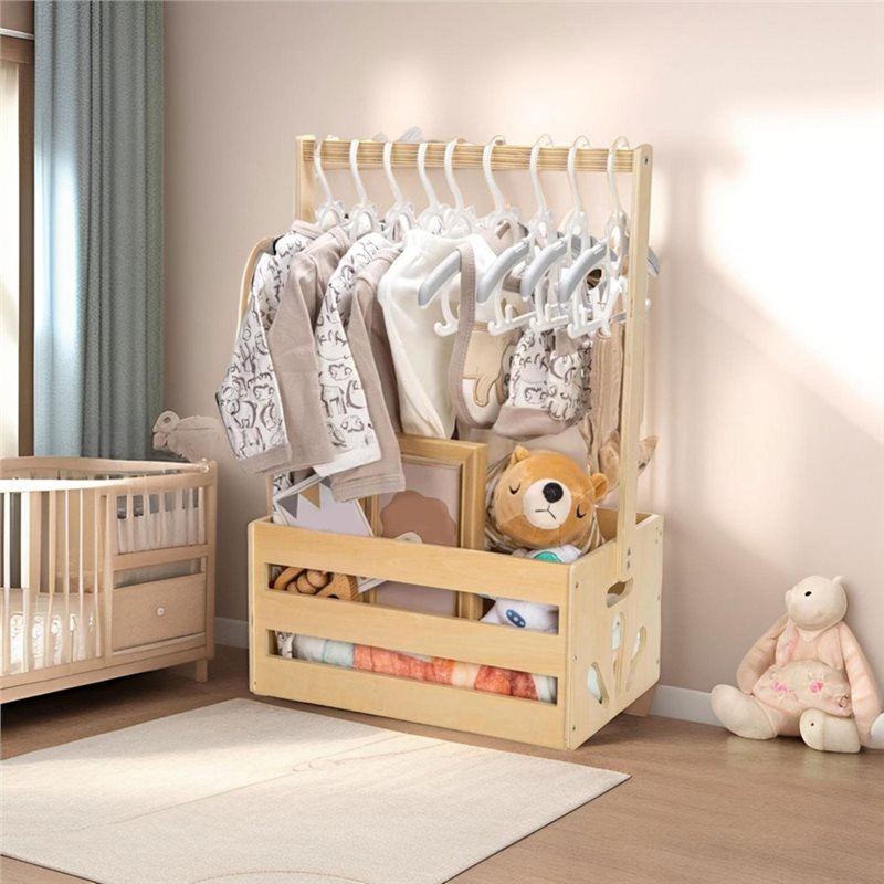 ABFU-Wooden Baby Shower Gift B - Baby Nursery Basket recension och pris