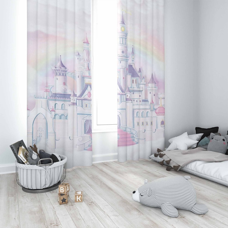 Princess Castle Nursery Curtai - Baby Nursery Youtube recension och pris