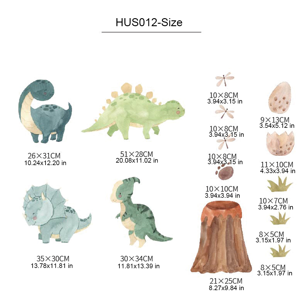 Dinosaur Wall Decals, Dino Alp - Baby Nursery Decor Ideas recension och pris