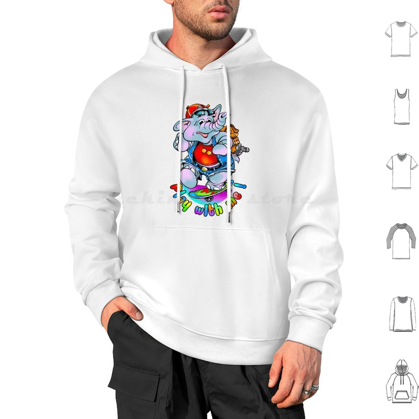 Play With Me ! Hoodies Long Sl - Baby Zoo Nursery recension och pris