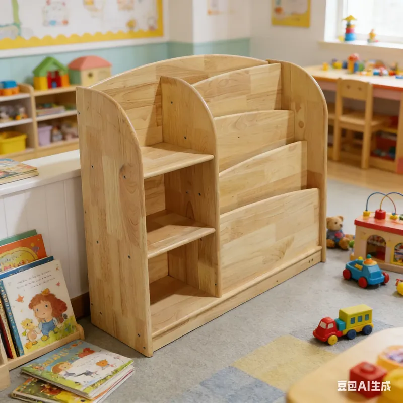 Solid Wood Kids Storage Cabine - Baby Nursery Shelves recension och pris