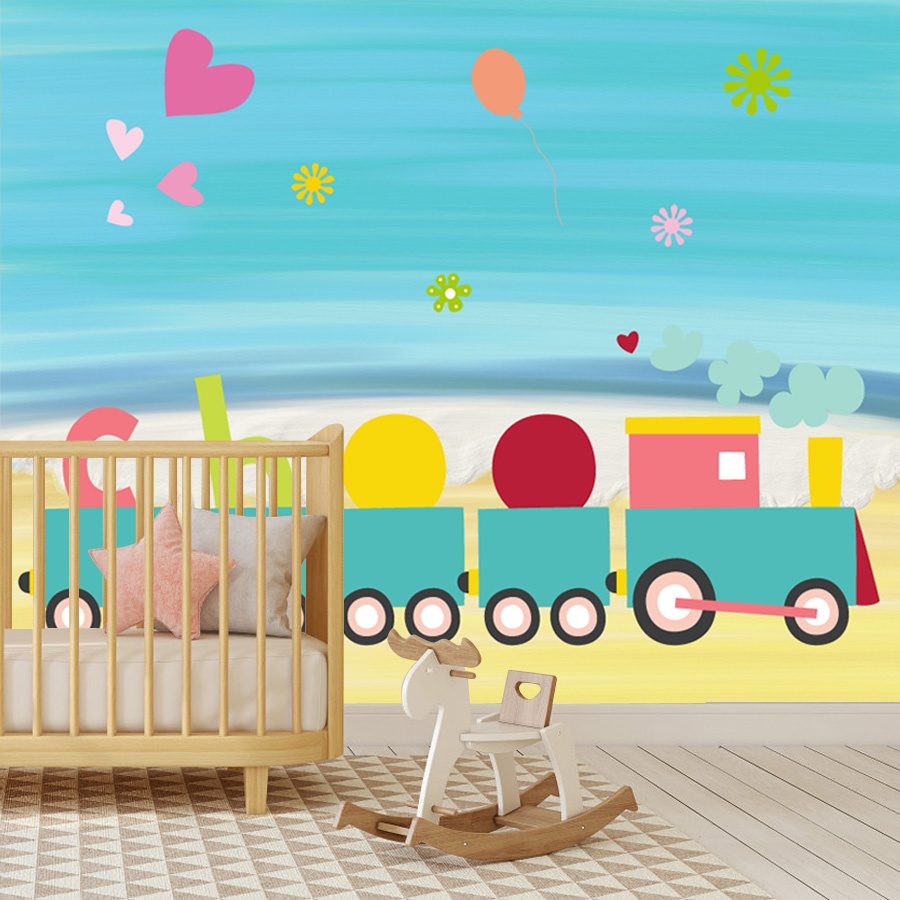 Custom Easy to Apply Peel and  - Baby Nursery Peel And Stick Wallpaper recension och pris
