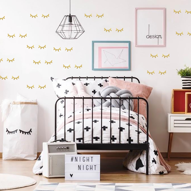 Kids Room Decoration  Eyelash  - Baby Nursery Decor Ideas recension och pris
