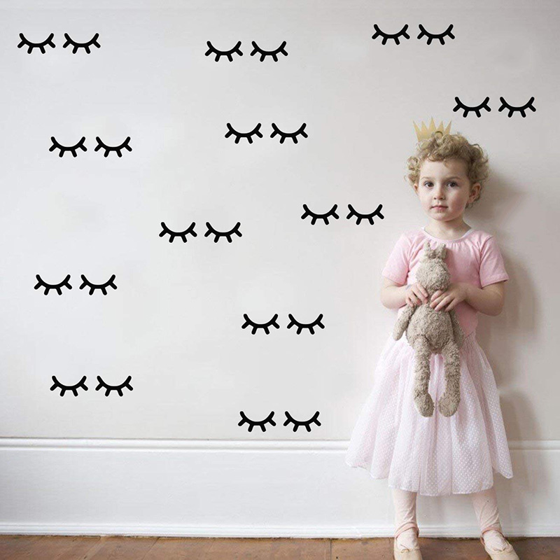 Kids Room Decoration  Eyelash  - Baby Nursery Decor Ideas recension och pris