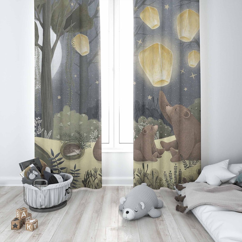 Woodland Nursery Curtains Anim - Baby Nursery Youtube recension och pris