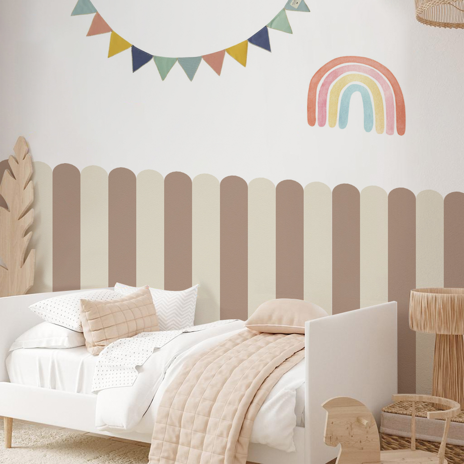 Multicolor Vertical Striped Ar - Baby Nursery Wall Art recension och pris