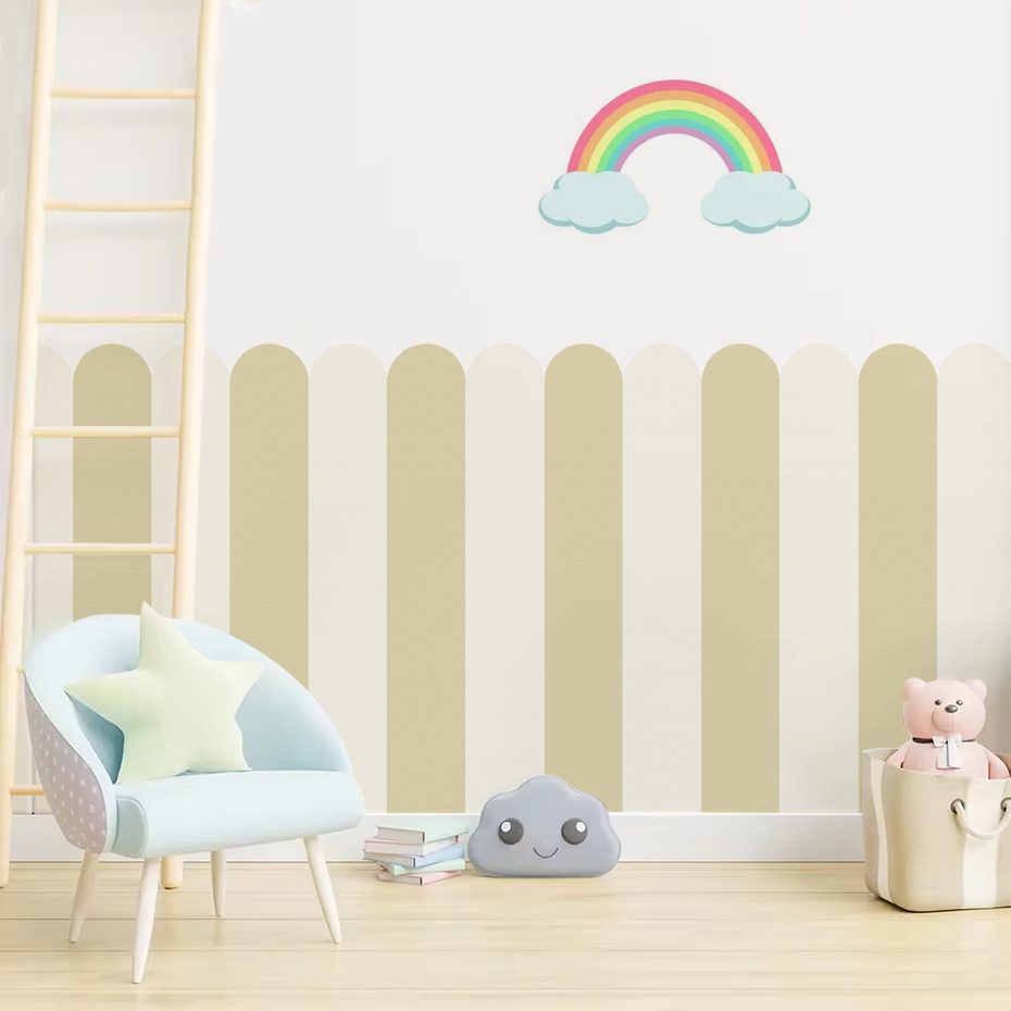 Multicolor Vertical Striped Ar - Baby Nursery Wall Art recension och pris